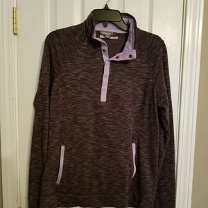 Avalanche dark purple pullover shirt